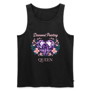 Painting Diamonds Diamond Painting Art - Men's Premium Organic Tank Top - black - Front - Michal (187cm)