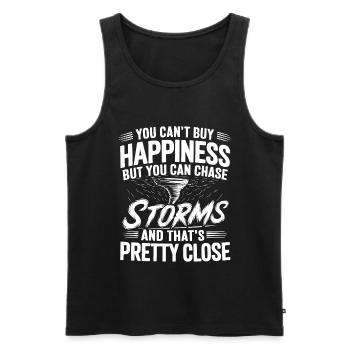 Storm Chaser Costume Storm Chaser - Men's Premium Organic Tank Top - black - Front - AI Model Male 178 light (178cm)