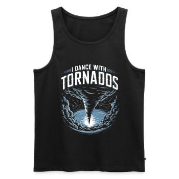 Storm Chaser Costume Storm Chaser - Men's Premium Organic Tank Top - black - Front - Michal (187cm)
