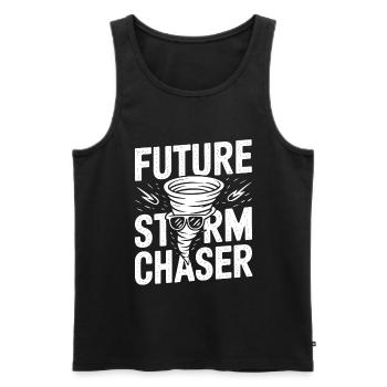 Storm Chaser Costume Storm Chaser - Men's Premium Organic Tank Top - black - Front - Michal (187cm)
