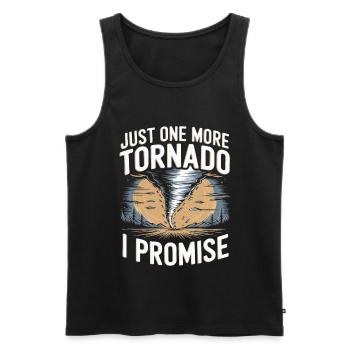 Storm Chaser Costume Storm Chaser - Men's Premium Organic Tank Top - black - Front - AI Model Male 178 light (178cm)