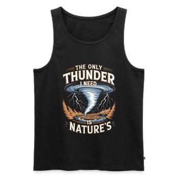 Storm Chaser Costume Storm Chaser - Men's Premium Organic Tank Top - black - Front - Michal (187cm)