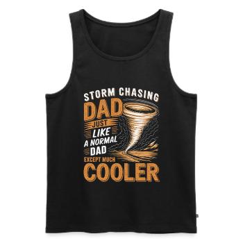 Storm Chaser Costume Storm Chaser - Men's Premium Organic Tank Top - black - Front - AI Model Male 178 light (178cm)