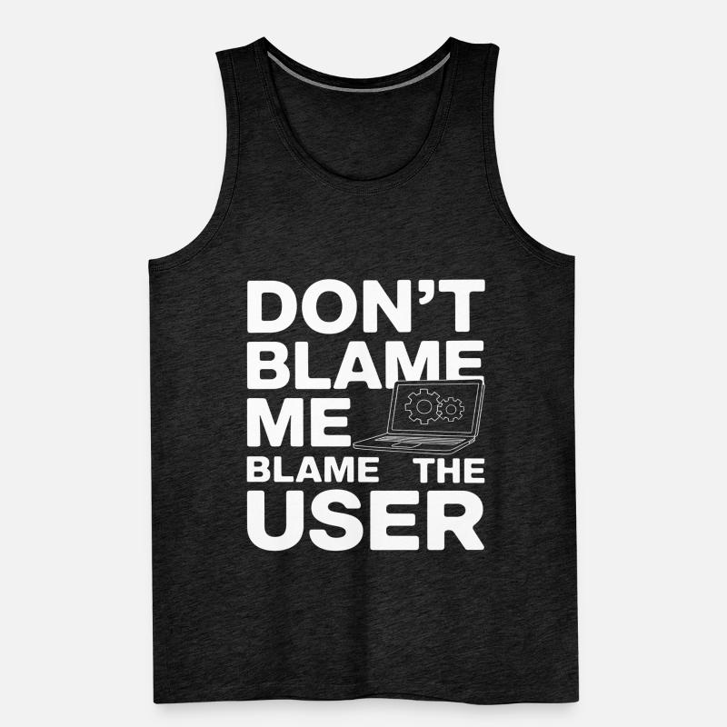 Administrator Support Nerd Computer Tech Men's Premium Organic Tank Top