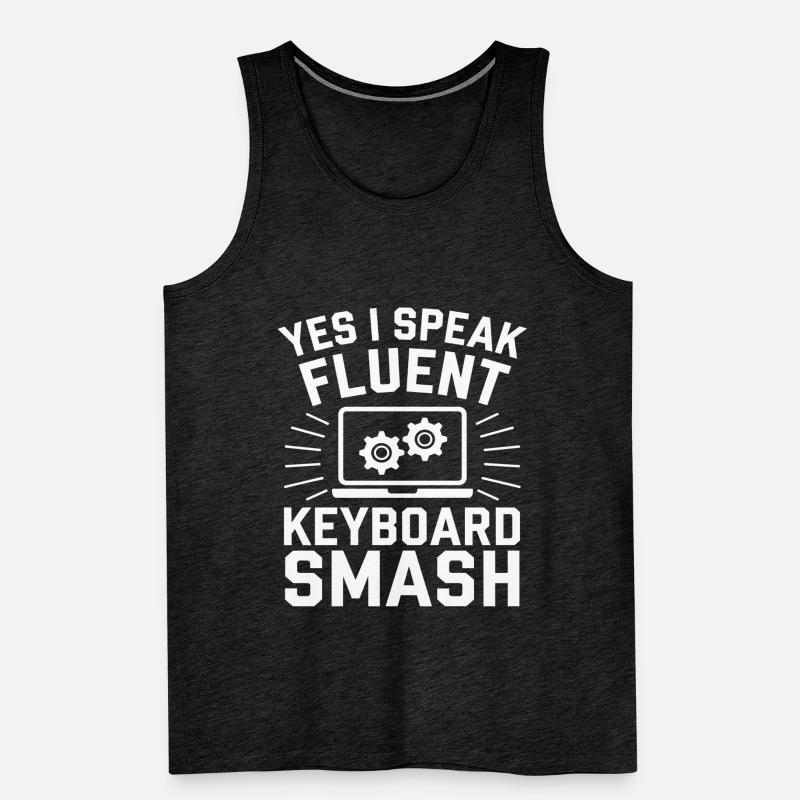 Administrator Support Nerd Computer Tech Männer Premium Bio Tank Top