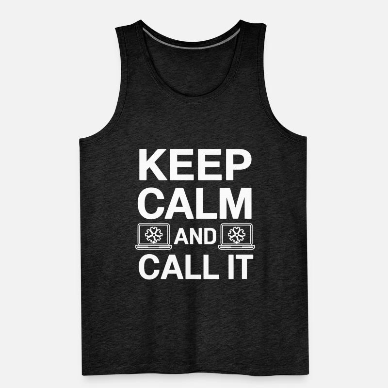 Administrator Support Nerd Computer Tech Männer Premium Bio Tank Top