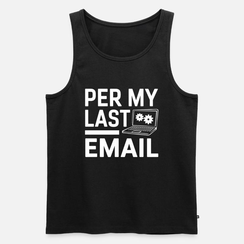 Administrator Support Nerd Computer Tech - Men's Premium Organic Tank Top - black