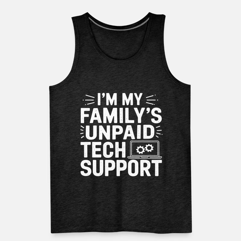 Support Administrateur Nerd Computer Tech Débardeur bio Premium Homme