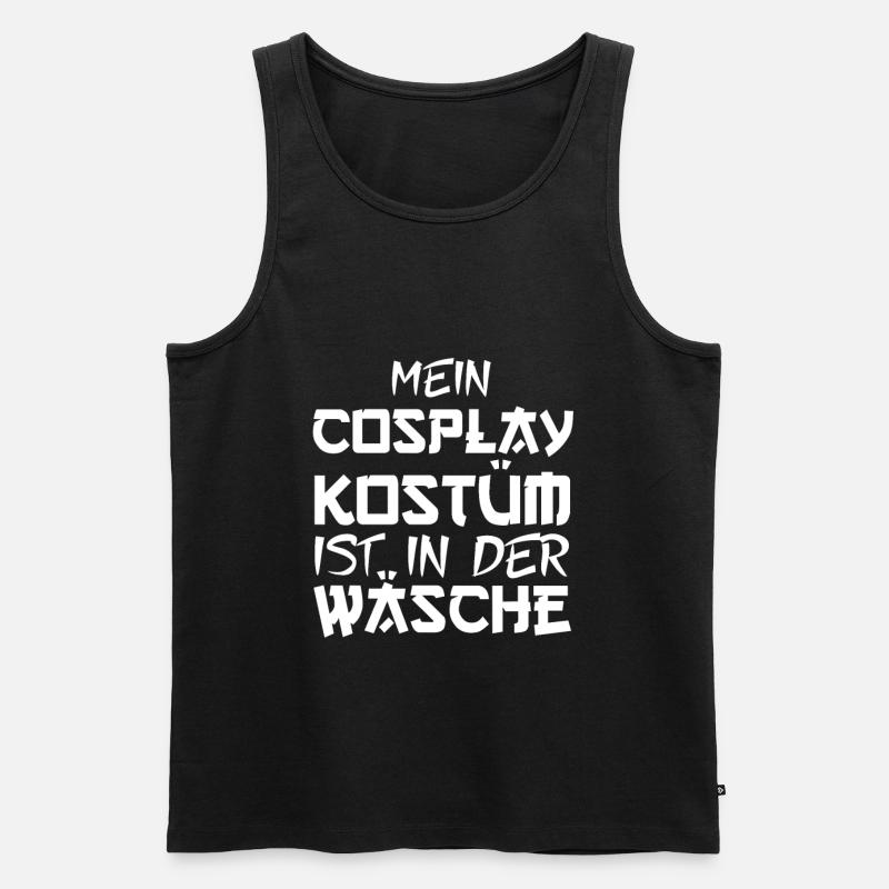 Anime - Männer Premium Bio Tank Top - Schwarz