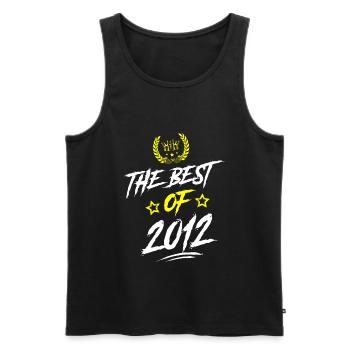 2012 best of - Männer Premium Bio Tank Top - Schwarz - Vorne - Michal (187cm)