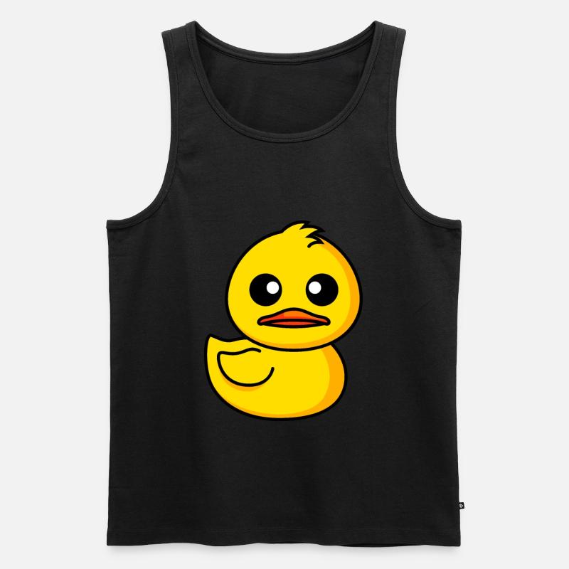 Ente Comic Tier - Männer Premium Bio Tank Top - undefined