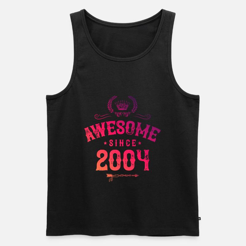 2004 awesome since - Männer Premium Bio Tank Top - undefined