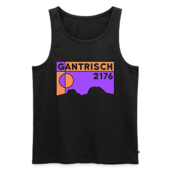 Gantrisch Escalade Randonnée Oberland bernois - Débardeur bio Premium Homme - noir - Devant - Michal (187cm)
