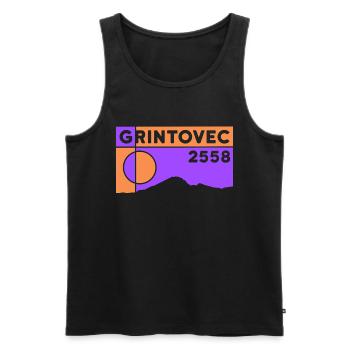 Grintovec Finisher Kranjska Gora Wanderung Wandern - Männer Premium Bio Tank Top - Schwarz - Vorne - Michal (187cm)