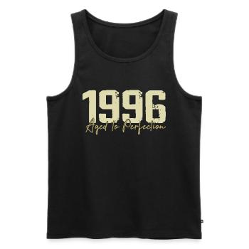 Original 1996 Rétro 1996 Cadeau d’anniversaire 1996 - Débardeur bio Premium Homme - noir - Devant - Michal (187cm)