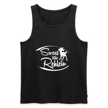 Jäger und Natur – Im Einklang mit der Wildnis - Männer Premium Bio Tank Top - Schwarz - Vorne - AI Model Male 178 light (178cm)