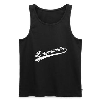 Fier Burgenlandla Motif Original - Débardeur bio Premium Homme - noir - Devant - Michal (187cm)