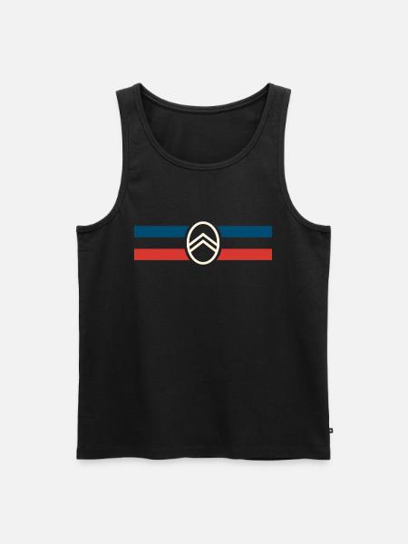 Citroën Logo Retro Vintage - Premium økologisk Tanktop for menn - svart