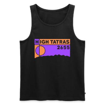 Hohe Wandern Wanderung Trekking Bären Polen - Männer Premium Bio Tank Top - Schwarz - Vorne - AI Model Male 178 light (178cm)