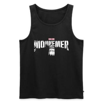 mannheim fanshirt - the monnemer - Men's Premium Organic Tank Top - black - Front - AI Model Male 178 light (178cm)