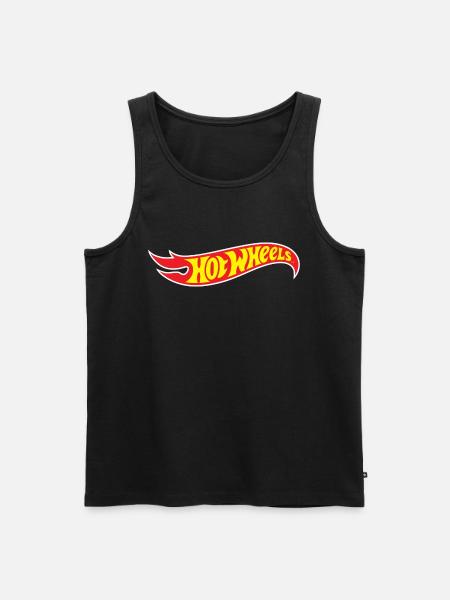 Hot Wheels Classic Logo - Herre Premium økologisk tanktop - sort