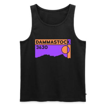 Dammastock Besteigung Normalweg Gletscher Souvenir - Männer Premium Bio Tank Top - Schwarz - Vorne - AI Model Male 178 light (178cm)