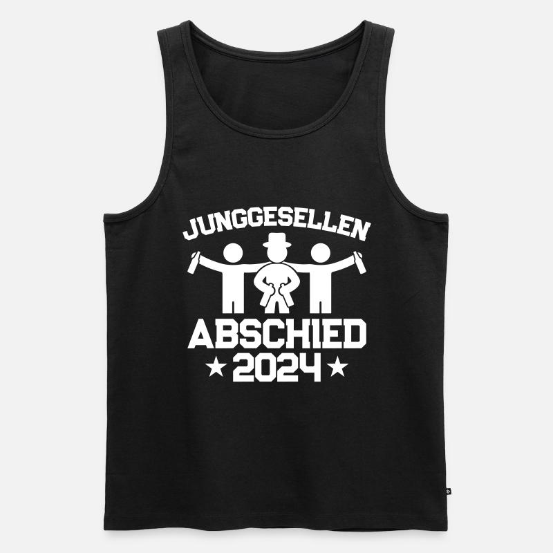 Junggesellenabschied 2024 - Männer Premium Bio Tank Top - Schwarz