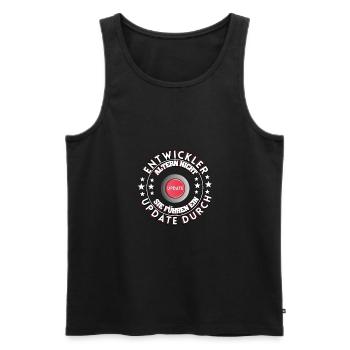 Entwickler Geburtstag Informatiker Sprüche - Männer Premium Bio Tank Top - Schwarz - Vorne - Michal (187cm)