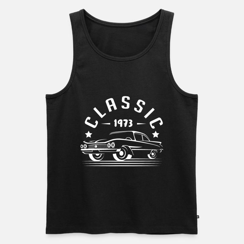 Klassisch 1973. - Männer Premium Bio Tank Top - Schwarz