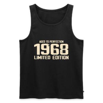 1968 Limited edition 1968 Birthday 1968 Retro - Men's Premium Organic Tank Top - black - Front - Michal (187cm)
