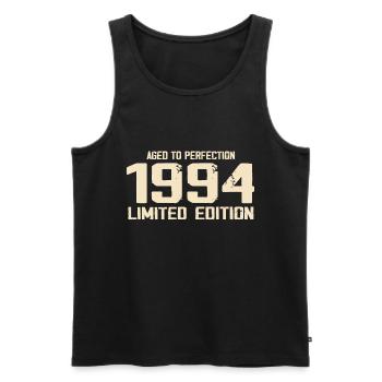 1994 Edition limitée 1994 Anniversaire 1994 Rétro - Débardeur bio Premium Homme - noir - Devant - Michal (187cm)