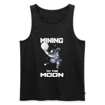 Krypto Crypto Helium Mining HNT Bitcoin Blockchain - Männer Premium Bio Tank Top - Schwarz - Vorne - AI Model Male 178 light (178cm)