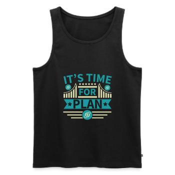 Krypto Crypto Helium Mining HNT Bitcoin Blockchain - Männer Premium Bio Tank Top - Schwarz - Vorne - AI Model Male 178 light (178cm)