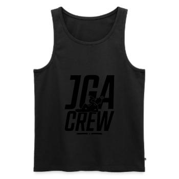 Junggesellen Crew Jga Betrunken - Männer Premium Bio Tank Top - Schwarz - Vorne - AI Model Male 178 light (178cm)