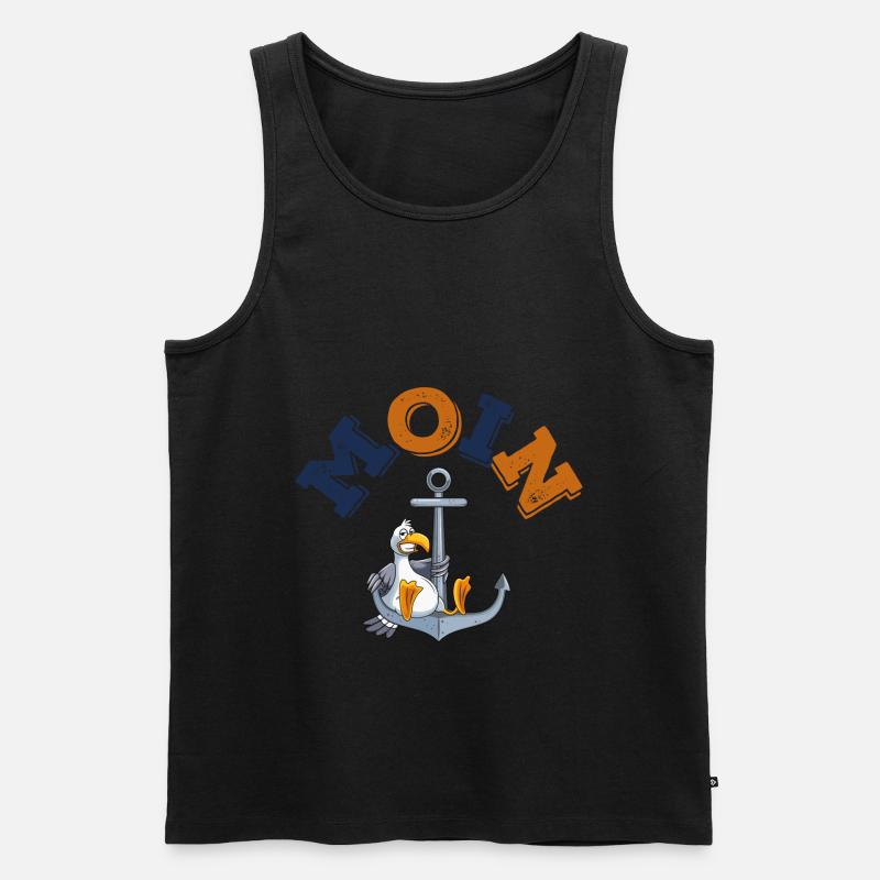 anker möwe moin comic - Männer Premium Bio Tank Top - undefined