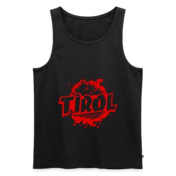 Tyrol, Autriche - Débardeur bio Premium Homme - noir - Devant - Michal (187cm)