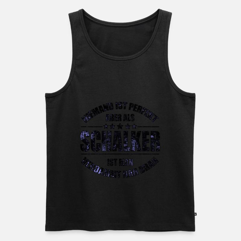 Schalker Fan Design Geschenkidee - Männer Premium Bio Tank Top - undefined