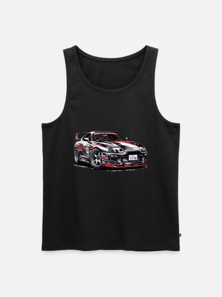 Drift King Elegance - Men's Premium Organic Tank Top - black