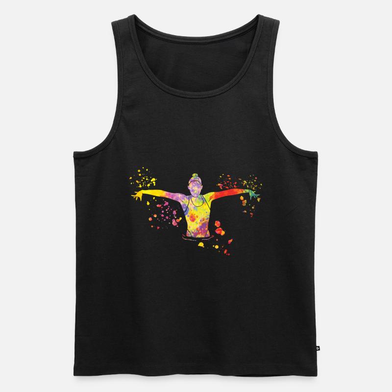 Artistic Swim Team Synchronschwimmen - Männer Premium Bio Tank Top - Schwarz