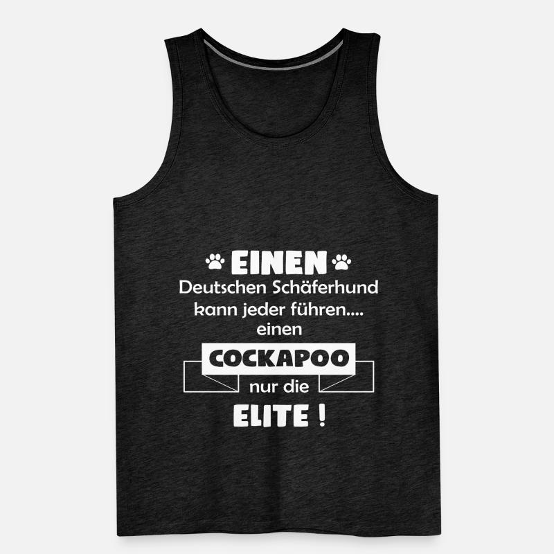 Cockapoo - Cockapoo Hund Männer Premium Bio Tank Top
