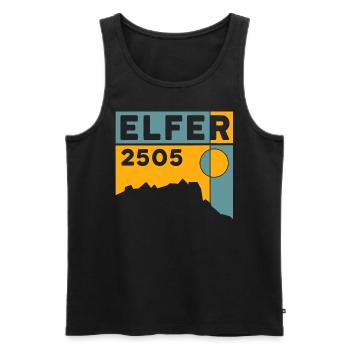 Elfer Berg Randonnée Elferspitze Randonnée Tour de montagne - Débardeur bio Premium Homme - noir - Devant - Michal (187cm)