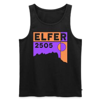 Elfer Berg Elferspitze Randonnée Normalweg Tirol - Débardeur bio Premium Homme - noir - Devant - Michal (187cm)