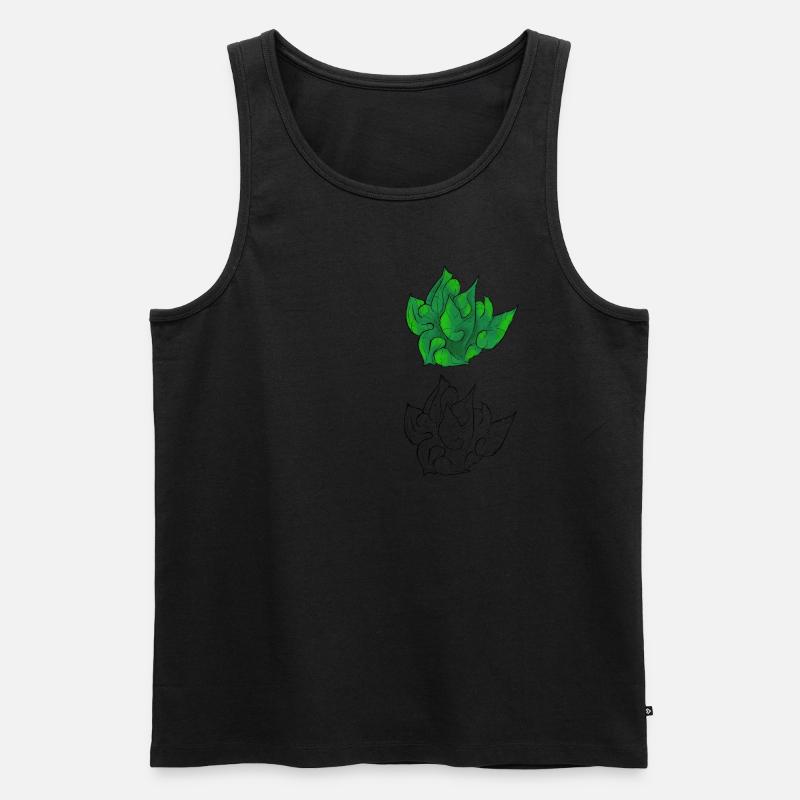 Gem_4 - Männer Premium Bio Tank Top - Schwarz