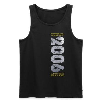 18th Birthday Original August 2006 Vintage 2006 - Men's Premium Organic Tank Top - black - Front - Michal (187cm)