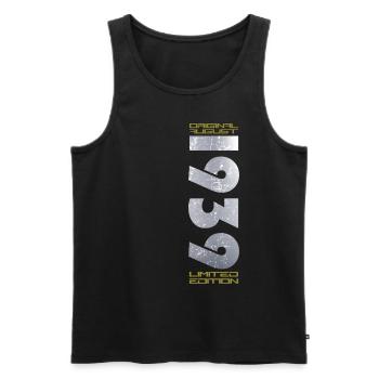 85th Birthday Original August 1939 Born 1939 - Men's Premium Organic Tank Top - black - Front - Michal (187cm)