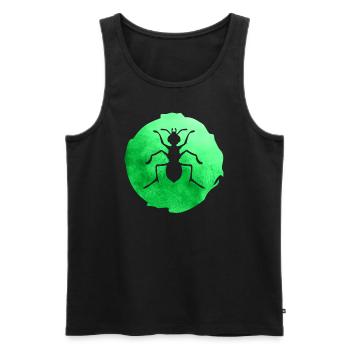 Ants - Men's Premium Organic Tank Top - black - Front - AI Model Male 178 light (178cm)