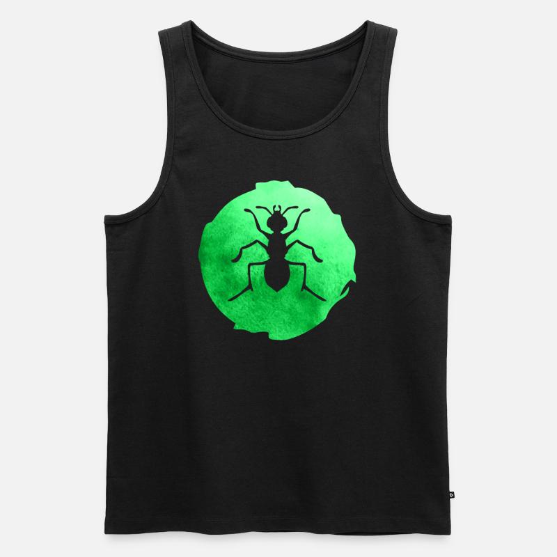 Ameisen - Männer Premium Bio Tank Top - Schwarz