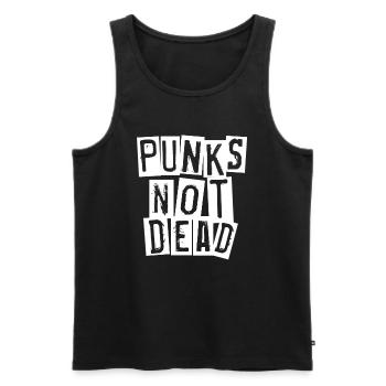 punk rock punk rocker punker - Débardeur bio Premium Homme - noir - Devant - AI Model Male 178 light (178cm)