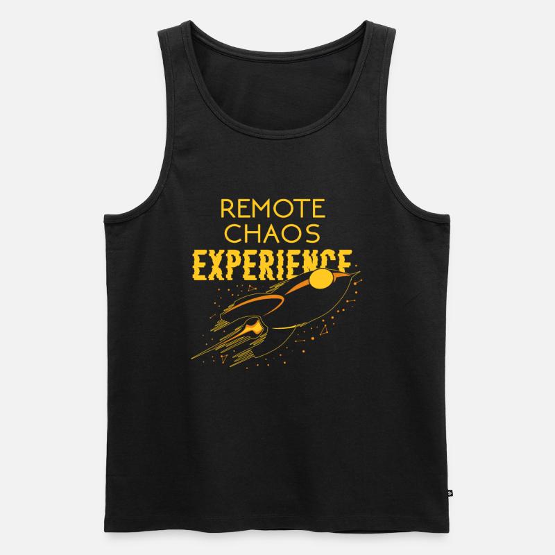Remote Chaos Experience - Männer Premium Bio Tank Top - Schwarz
