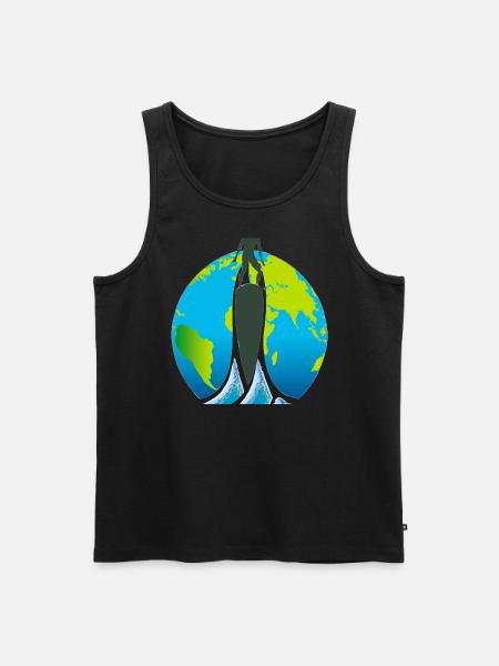 Surf the world - Men's Premium Organic Tank Top -